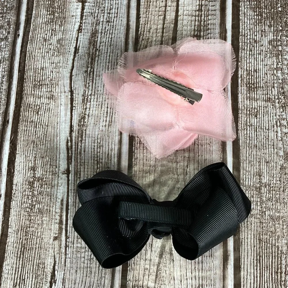 Lot of 7 The Children's Place Girl's Headbands Hair Accessories Bows Barrette